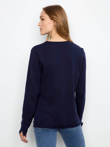 The relaxed fit of this sweater ensures comfort while maintaining an effortlessly stylish appearance. By Charlie B.