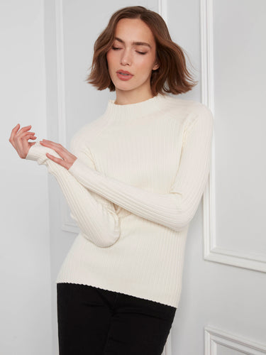 Slim fit tailoring ensures a flattering profile in this chic sweater by Charlie B.