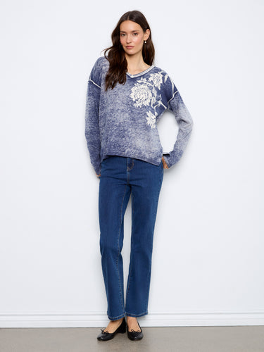 The drop shoulders on this sweater add a relaxed and chic vibe to your outfit. By Charlie B.