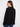 Classic black long-sleeve cardigan boasting an open front design for effortless elegance by Charlie B.