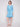 Stylish blue and white dress with elastic cuffs by Charlie B.