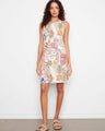 Floral dress featuring a crew neckline, ideal for casual outings and summer events. The vibrant print adds a touch of elegance by Charlie B.