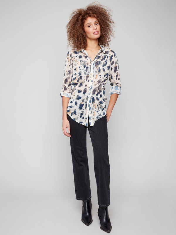 Straight Leg Jeans - Charcoal