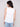 Chic white top with a hem slit detail by Charlie B.