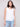 Stylish sleeveless white linen top by Charlie B.