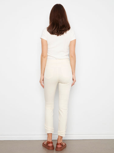 Made from stretch twill fabric, these pants provide flexibility and ease of movement by Charlie B.