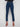Showcasing the cuffed hem, these dark blue slim leg jeans offer a stylish touch by Charlie B.