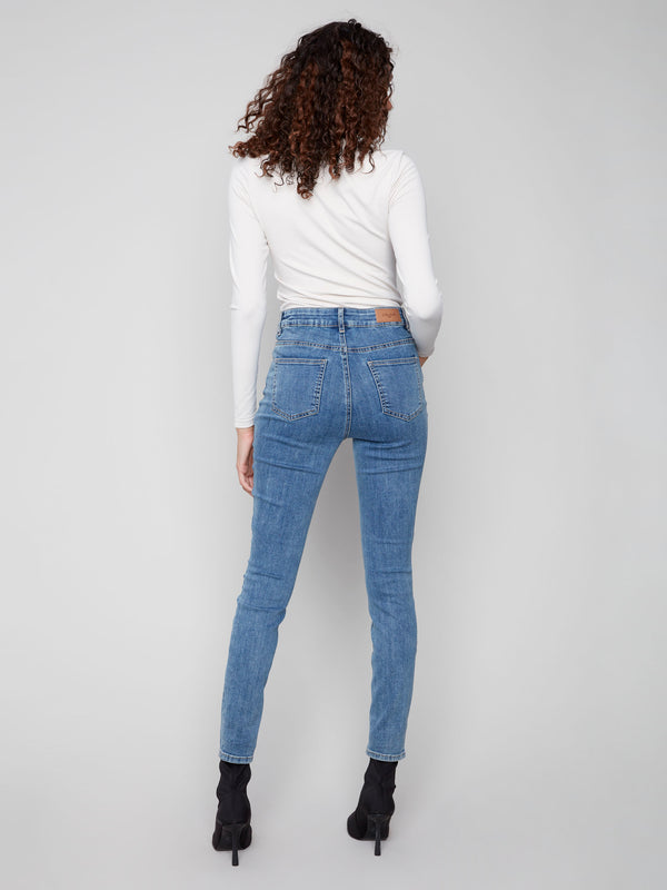 Carine Skinny Jeans - Medium Blue