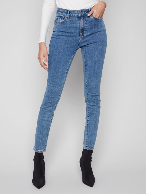 Carine Skinny Jeans - Medium Blue