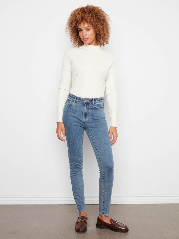 Jean skinny Carine - Bleu moyen