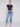 Bootcut Stretch Denim Pants - Medium Blue