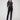 Black slim-fit dress pants with stretch fabric, featuring two back welt pockets for added style and comfort by Charlie B.