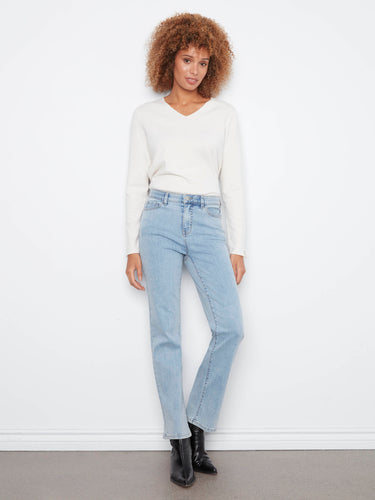 Charlotte Straight Leg Jeans - Light Blue