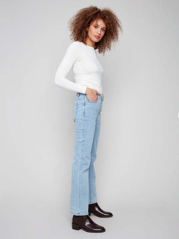 Charlotte Straight Leg Jeans - Light Blue