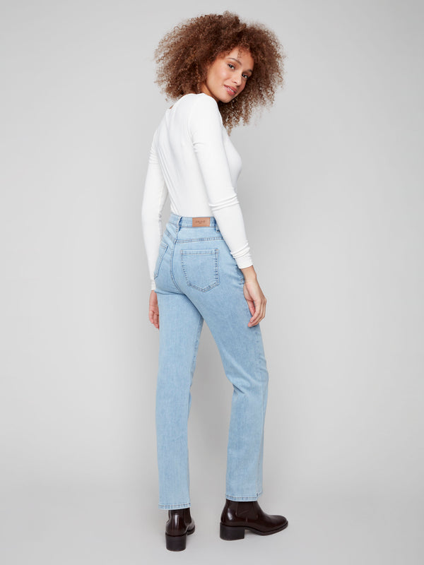 Charlotte Straight Leg Jeans - Light Blue