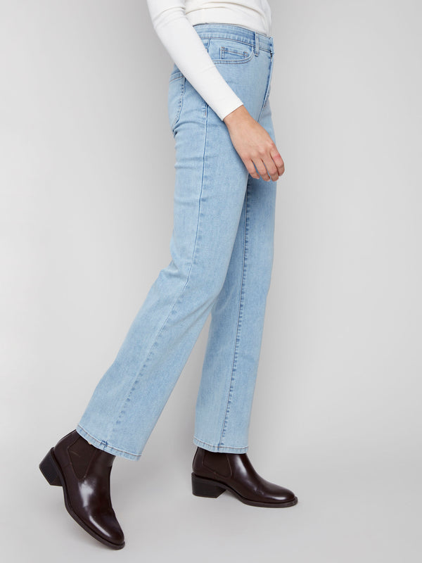 Charlotte Straight Leg Jeans - Light Blue