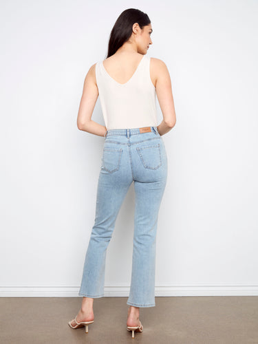 Jean à jambe droite Charlotte - Bleu pâle