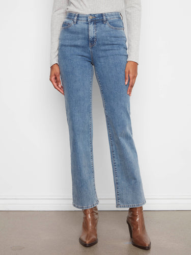 Charlotte Straight Leg Jeans - Medium Blue