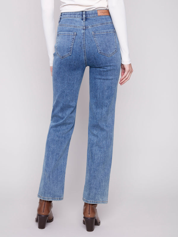 Charlotte Straight Leg Jeans - Medium Blue