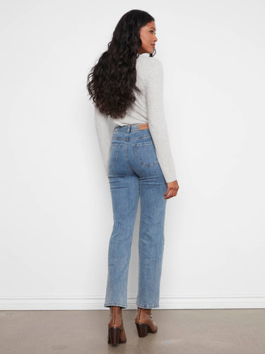 Charlotte Straight Leg Jeans - Medium Blue