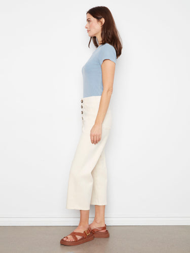 Showcasing five pockets, these pants combine functionality with fashion effortlessly by Charlie B.