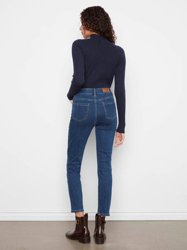 Jean étroit Claudia - Indigo
