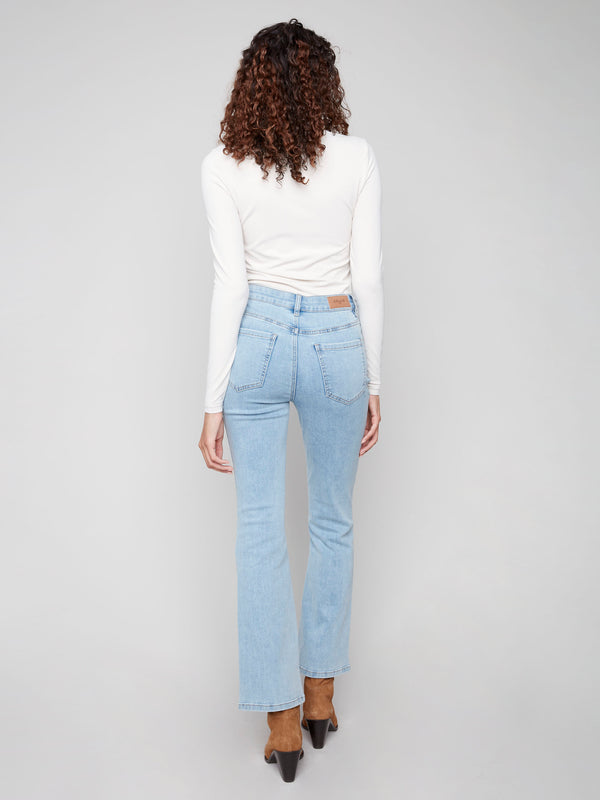 Celine Flare Leg Jeans - Light Blue