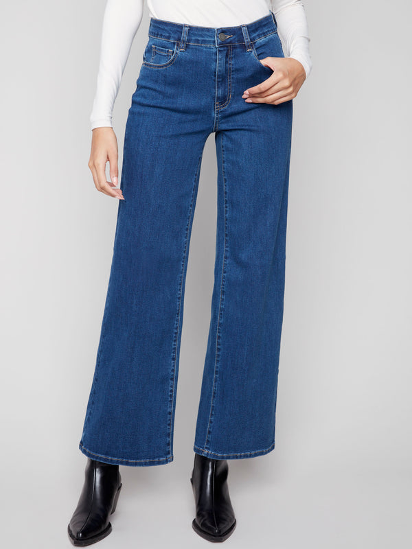 Chloe Wide Leg Jeans - Indigo