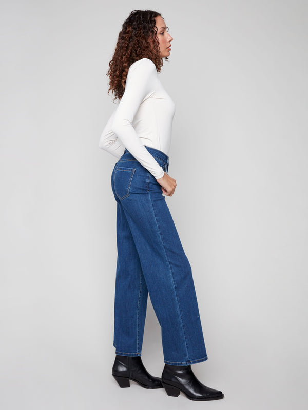 Chloe Wide Leg Jeans - Indigo