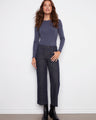 These jeans feature a wide leg design, adding a touch of flair to your wardrobe. Crafted with precision by Charlie B.