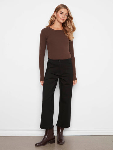 Crafted with a cropped length, these pants offer a modern and stylish look. By Charlie B.