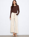 Stylish wide leg pants with a chic button closure, perfect for any occasion. Crafted for comfort and style by Charlie B.