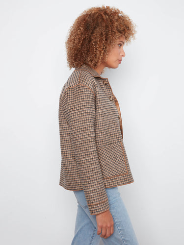 Gingham design highlights the functional patch pockets, perfect for keeping essentials close at hand stylishly by Charlie B.