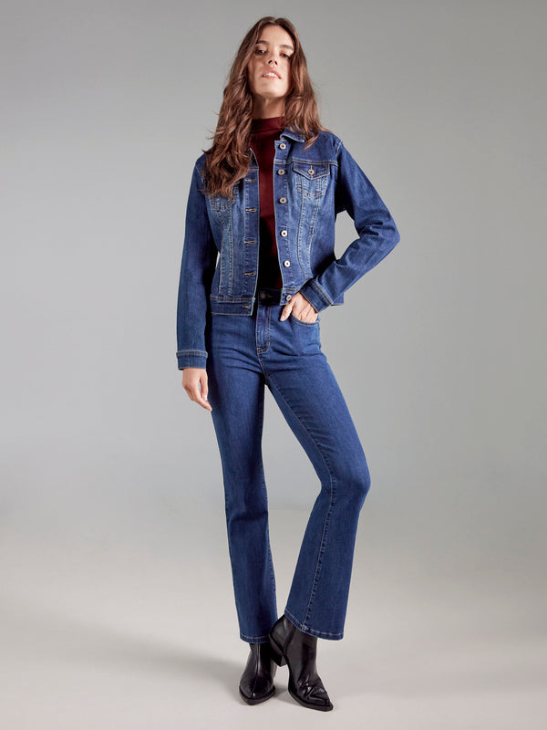 Stretch Denim Jacket - Indigo