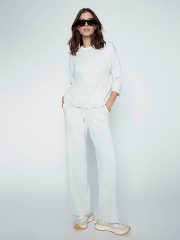 These wide legged trousers are ideal for those who value both fashion and ease in their everyday wear. By Charlie B.