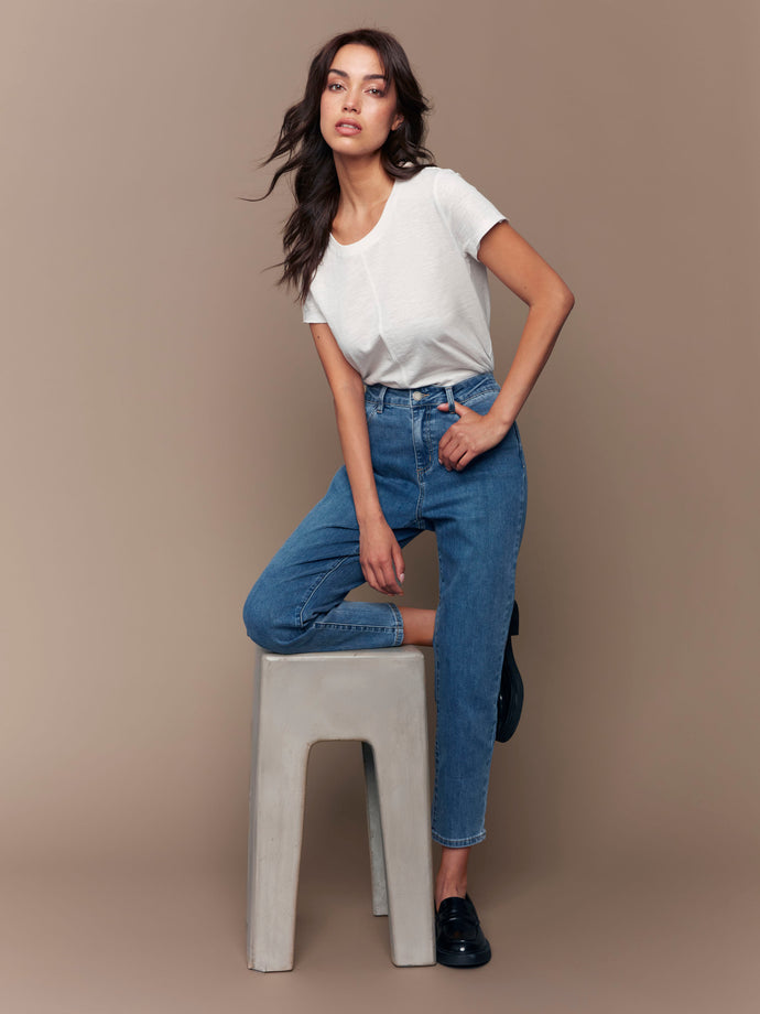 Claudia Slim Leg Jeans - Charlie B Collection Canada
