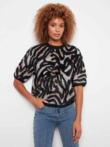 Embrace relaxed fit elegance with this stylish sweater, ideal for both casual and dressy occasions by Charlie B.
