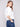 Stylish knit sweater in ecru with unique balloon-shaped sleeves, offering both warmth and fashion by Charlie B.