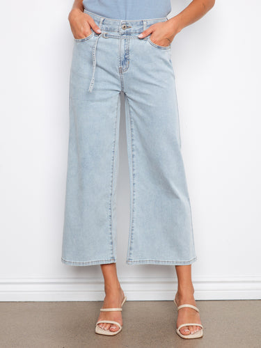 Crafted with a cropped length, these jeans are perfect for showcasing your favorite footwear by Charlie B.