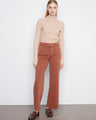 Wide leg pants with a sleek belted design and stretch twill fabric, offering a comfortable fit for any occasion by Charlie B.