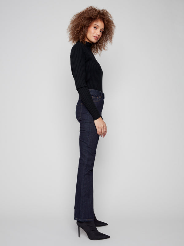 Bootcut Jeans - Deep Blue