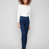 Stylish bootcut jeans crafted from stretch denim material, offering comfort and flair by Charlie B.