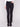 Stylish black pants with asymmetrical fringed hem, offering a chic look in stretch twill by Charlie B.