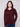 Cabernet sweater with a classic crew neck and speckled pattern, featuring a cozy drop shoulder design by Charlie B.