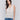 V-neck crochet vest with a natural hue by Charlie B.