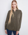 This stylish shirt features a classic shirt collar, adding a touch of elegance to your everyday look by Charlie B.