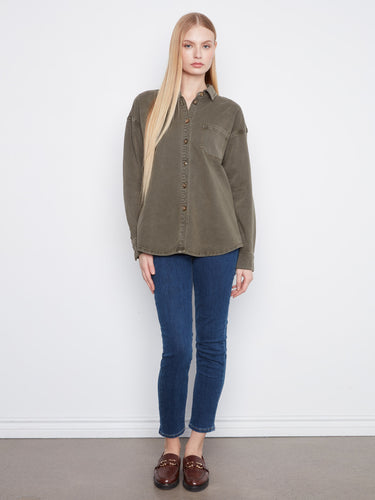 Enjoy the relaxed fit of this versatile shirt, perfect for comfortable wear on any occasion by Charlie B.