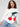 Intarsia sweater in white with cherries, showcasing its plush texture for ultimate comfort by Charlie B.