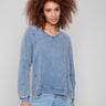 Denim top featuring a relaxed fit, perfect for a laid-back yet stylish look by Charlie B.