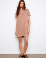 This dress features a stylish collared V-neck design, adding a touch of elegance to your look. Perfect for any occasion. By Charlie B.